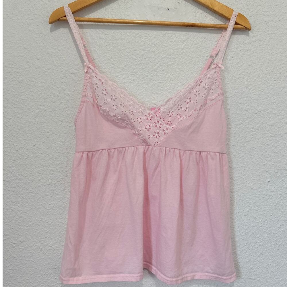 victoria's secret babydoll top cami tank dainty coquette feminine romantic